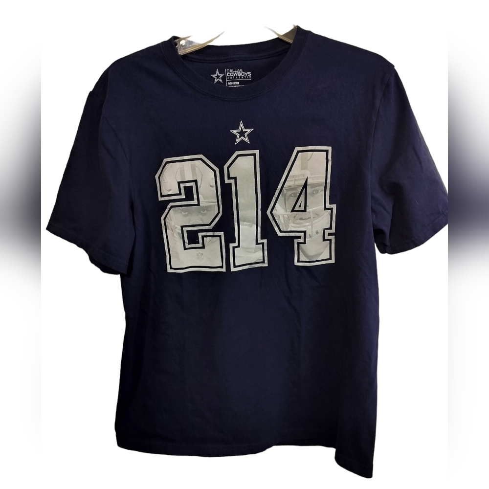 M394) Dallas Cowboys #214 No More Ezekiel Elliot & Dak Prescott T Shirt Size S